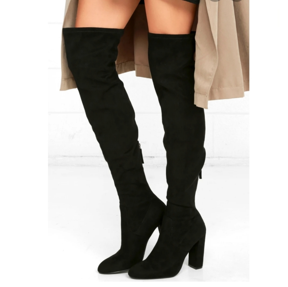 Steve Madden Emotions Suede Over the Knee Boots